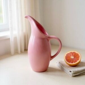 ROYAL HAEGER, Pitcher, Ewer 1940-50's Moderne Art Pottery, Ceramic Matte…